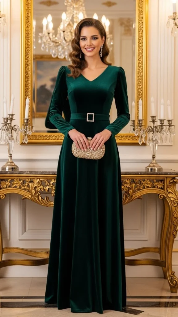 Velvet Dress for a Luxe Christmas Look