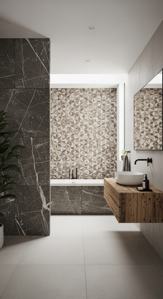 Add Texture With Wall Panels or Tiles