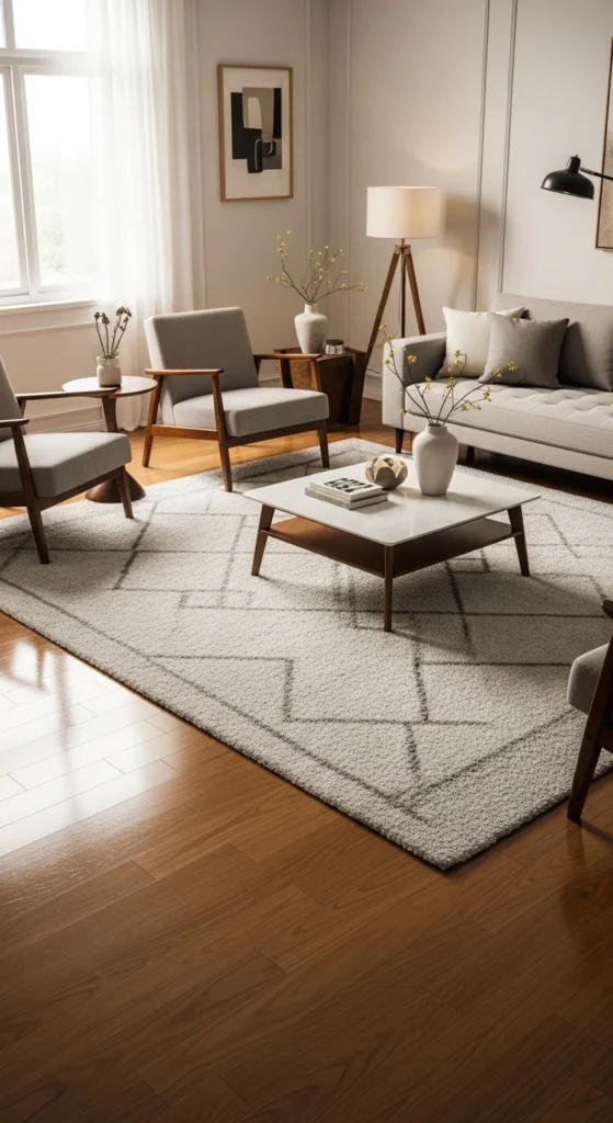 Keep Floors Clean and Use the Right Rug Size