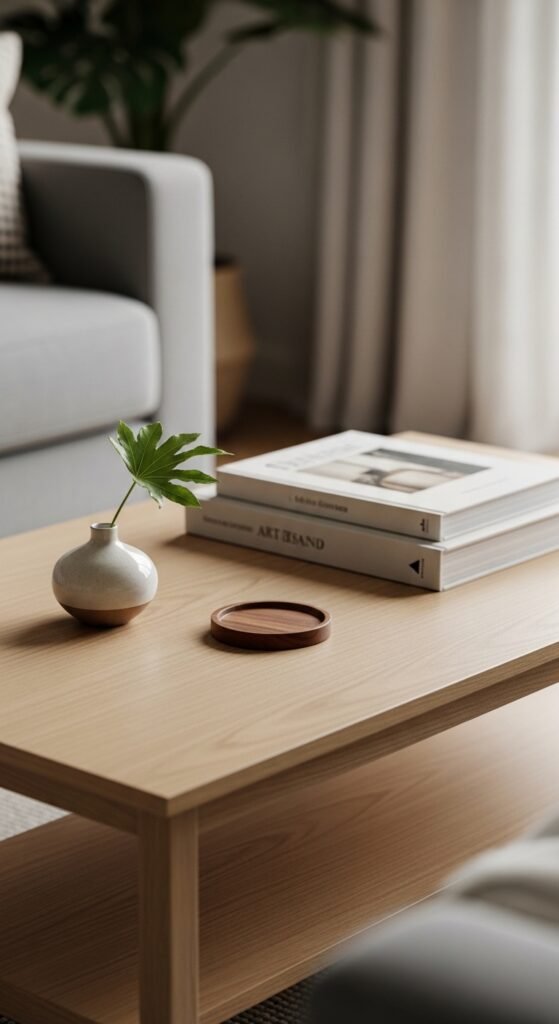 Style the Coffee Table Simply