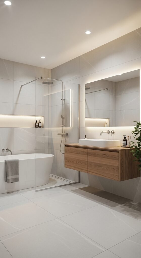 Use Large Tiles for a Seamless Look